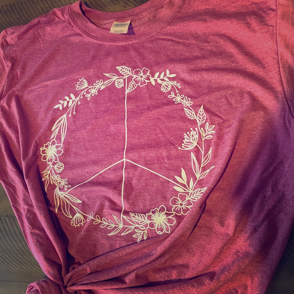 Screen print transfer shirt